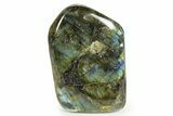 Flashy Free-Standing Polished Labradorite - Madagascar #372716-1